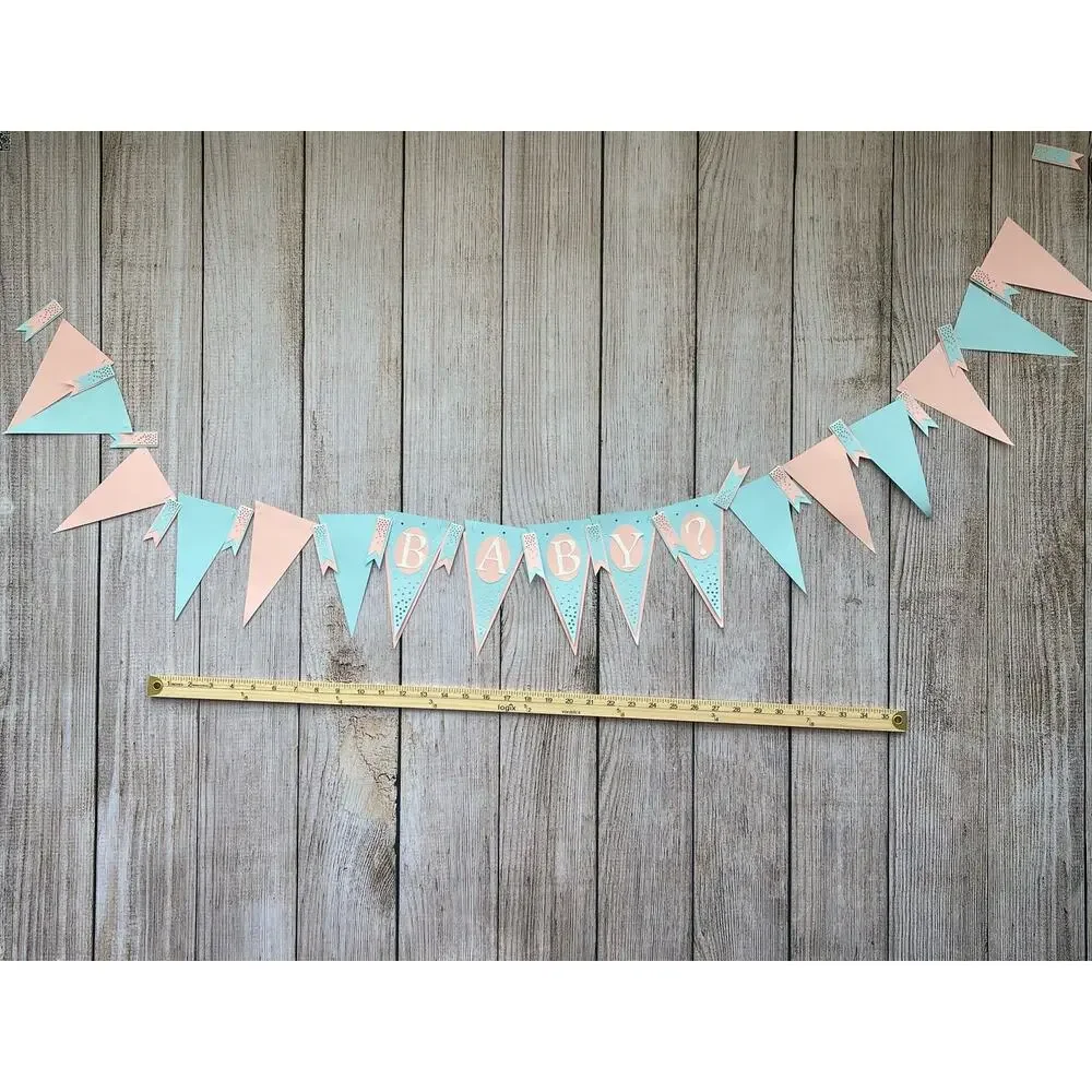 Lot of Gender Reveal Decorations - Left over from a party